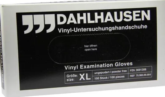 Vinyl 100 Handschuhe Ungepudert Gr. Xl 100 Stück