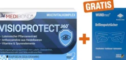 Visioprotect 360° Medibond 60 Kapseln + gratis Brillenputztücher 10 Stück