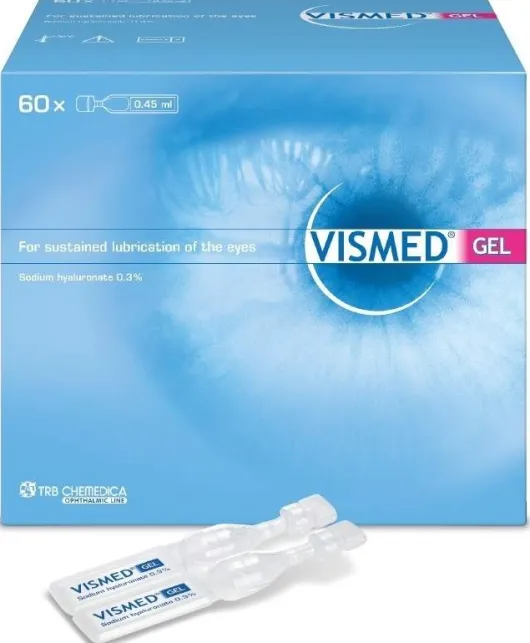 Vismed Gel 60 X 0.45 ml Einzeldosispipetten