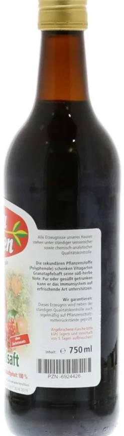 Vitagarten 750 ml Granatapfelsaft