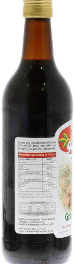 Vitagarten 750 ml Granatapfelsaft