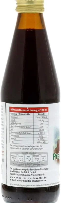 Vitagarten Preiselbeer Cranberry Fruchtsaft 330 ml