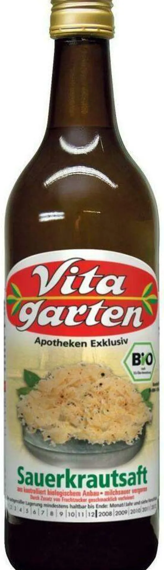 Vitagarten Sauerkrautsaft Biologisch