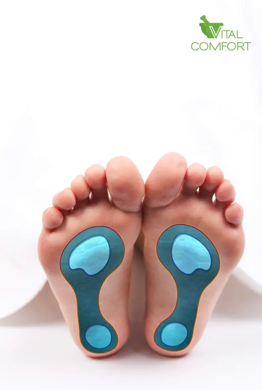 Vital Comfort Einlegesohlen bei Fersensporn Größe 42-44 1 Paar