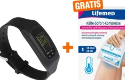 Vital Comfort Fitness-Armband Schwarz 1 Stück + gratis Kälte-Sofort-Kompresse