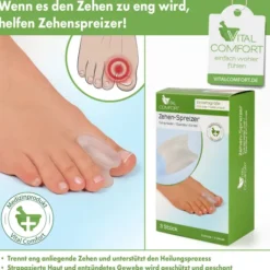 Vital Comfort Gel extra weich Zehenspreizer, 3 Stück