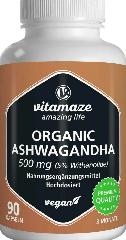 Vitamaze Ashwagandha Extrakt 500 mg 90 Kapseln
