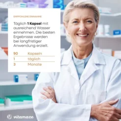 Vitamaze Kurkuma 10.000 + Piperin 90 Kapseln