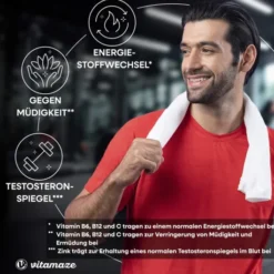 Vitamaze Maca 4.000 mg + L-Arginin + Vitamine + Zink 240 Kapseln