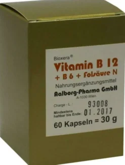 Vitamin B12 + B6 + Folsäure Komplex N 60 Kapseln