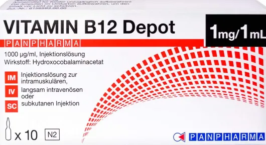 Vitamin B 12 Depot Panpharma 1000 µg Pro ml Injektionslösung 10...