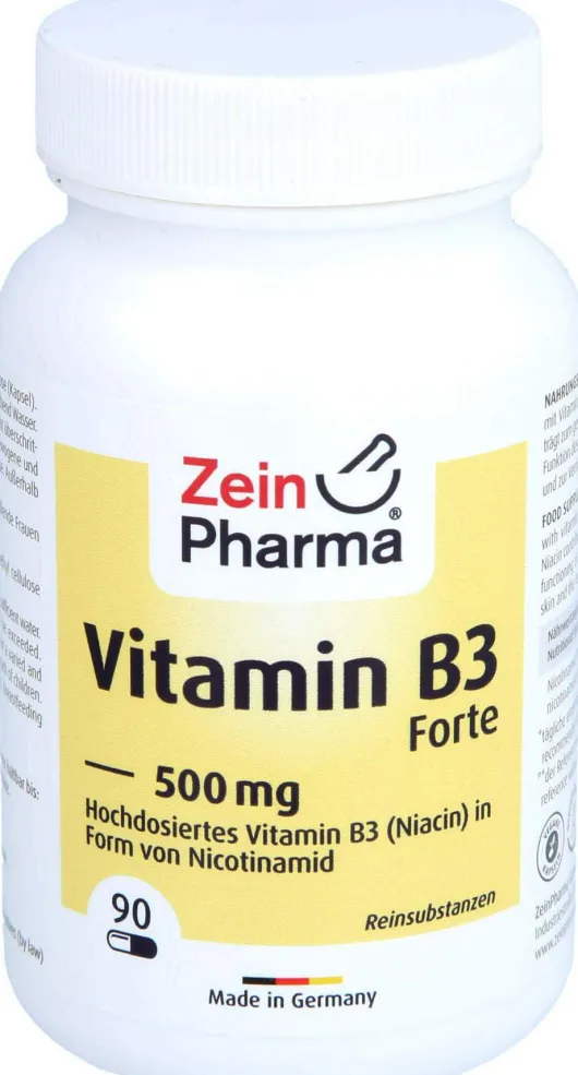 Vitamin B3 Forte Niacin 500 mg Kapseln 90 Stück