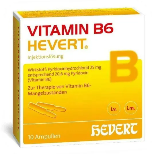 Vitamin B6 Hevert 10x2 ml Ampullen
