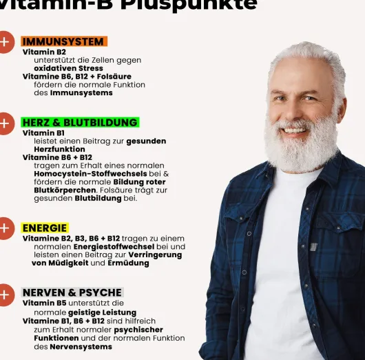 Vitamin B Komplex 60 Veggie-Kapseln