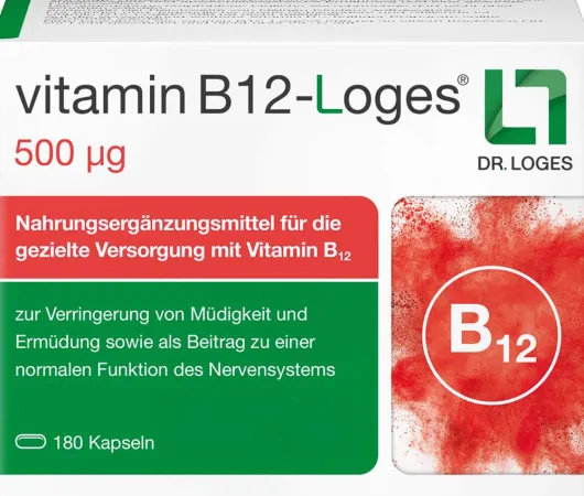 Vitamin B12-Loges 500 µg 180 Kapseln