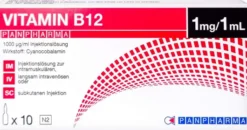 Vitamin B12 Panpharma 1000 µg Pro ml Injektionslösung