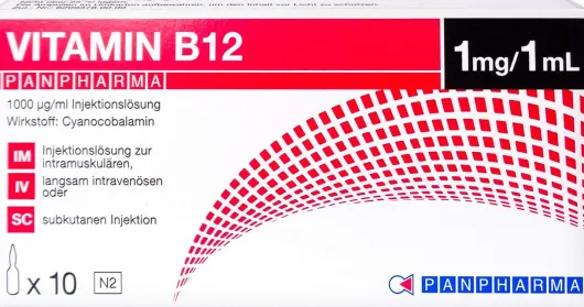 Vitamin B12 Panpharma 1000 µg Pro ml Injektionslösung