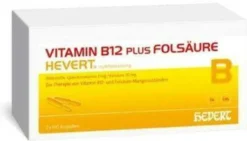 Vitamin B12 Plus Folsäure Hevert á 2 ml 2 X 100 ml Ampullen