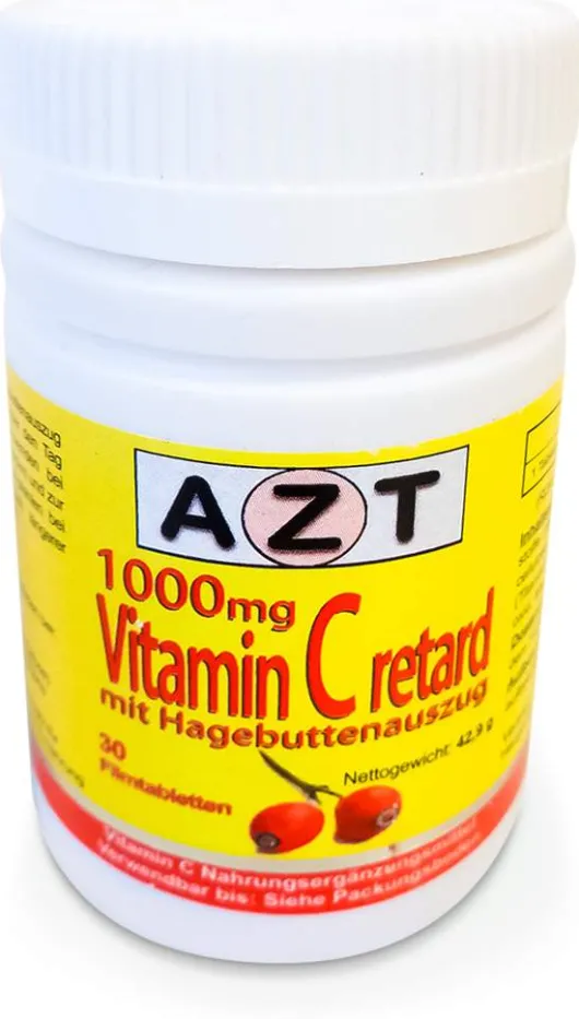 Vitamin C 1000 mg Retard Mit Hagebuttenauszug