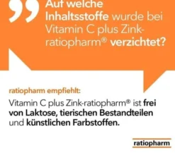 Vitamin C plus Zink-ratiopharm 40 Brausetabletten