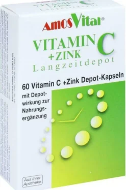 Vitamin C + Zink Depot 60 Kapseln
