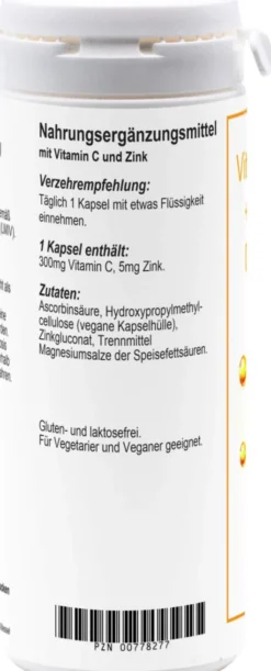 Vitamin C 300 + Zink Langzeitkapseln