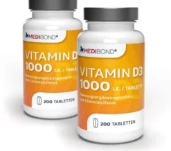 Vitamin D3 1000 IE Medibond 2 x 200 Tabletten