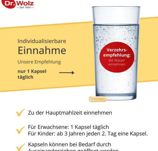 Vitamin D3 1000 I.E. Plus Dr.Wolz 60 Kapseln