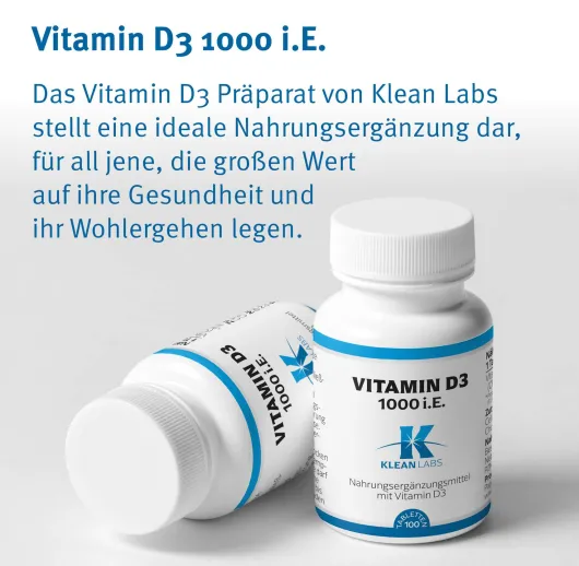 Vitamin D 1000 I.E. 100 Tabletten