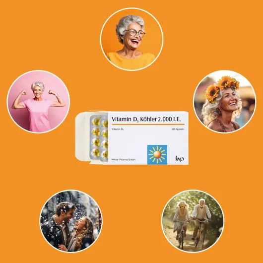 Vitamin D3 Köhler 2000 I.E. 60 Kapseln