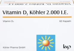Vitamin D3 Köhler 2000 I.E. 60 Kapseln