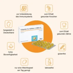 Vitamin D3 Köhler 2000 I.E. 20 Kapseln