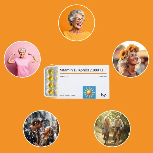 Vitamin D3 Köhler 2000 I.E. 20 Kapseln