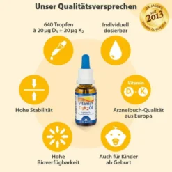 Vitamin D3 K2 Öl Dr.Jacob s 20 ml Tropfen