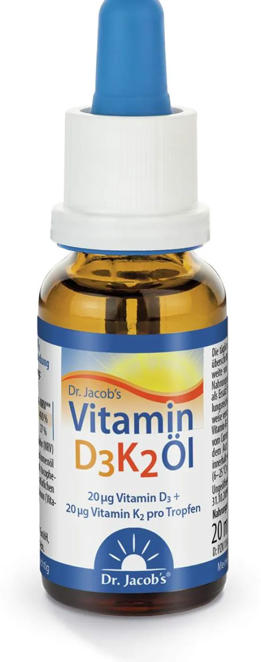Vitamin D3 K2 Öl Dr.Jacob s 20 ml Tropfen