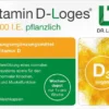 Vitamin D-Loges 7000 I.E. Pflanzlich 60 Weichkapseln