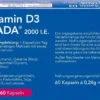 Vitamin D3 Stada 2000 I.E. 60 Kapseln