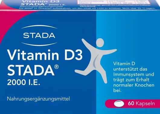 Vitamin D3 Stada 2000 I.E. 60 Kapseln