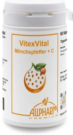 VitexVital Mönchspfeffer + C Allpharm 60 Kapseln