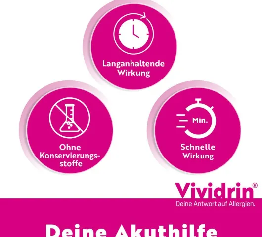 Vividrin Azelastin EDO 0,5 mg pro ml 20 x 0,6 ml Augentropfen
