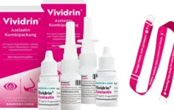 Vividrin Azelastin 2 x 1 Kombipackung + gratis Kofferband 1 Stück