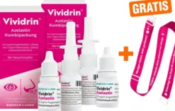 Vividrin Azelastin 2 x 1 Kombipackung + gratis Kofferband 1 Stück