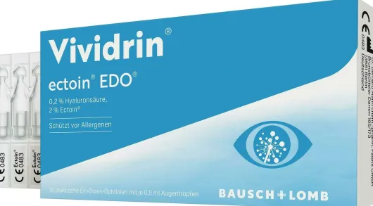 Vividrin Ectoin Edo 10 X 0,5 ml Augentropfen