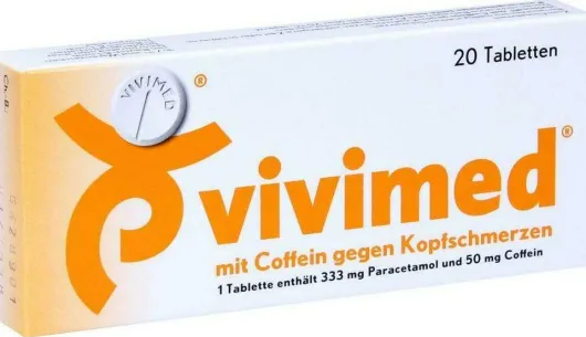 Vivimed Mit Coffein 20 Tabletten