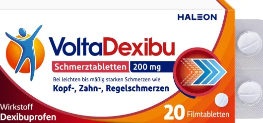 VoltaDexibu Schmerztabletten 200 mg 20 Filmtabletten