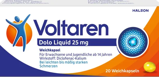 Voltaren Dolo Liquid 25 mg 20 Kapseln
