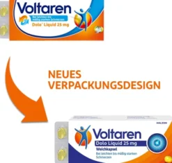 Voltaren Dolo Liquid 25 mg 20 Kapseln