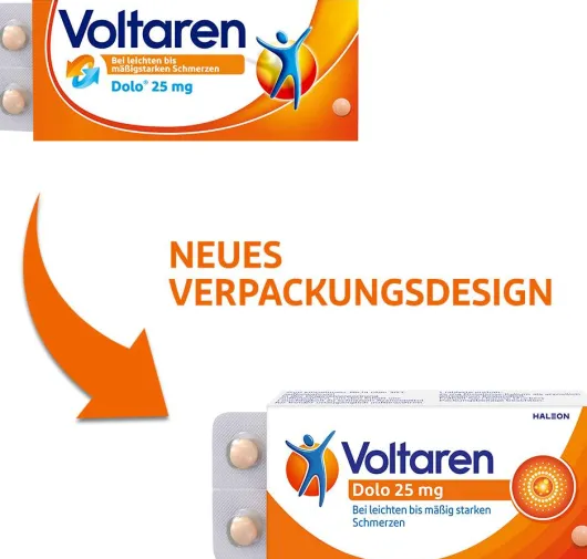 Voltaren Dolo 25 mg 10 überzogene Tabletten