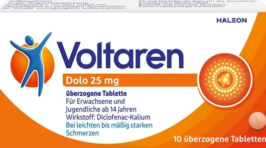 Voltaren Dolo 25 mg 10 überzogene Tabletten
