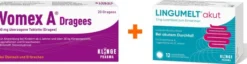 Vomex A Dragees 50 mg 20 Tabletten + Lingumelt akut 2 mg Lyophilisat 12 Stück
